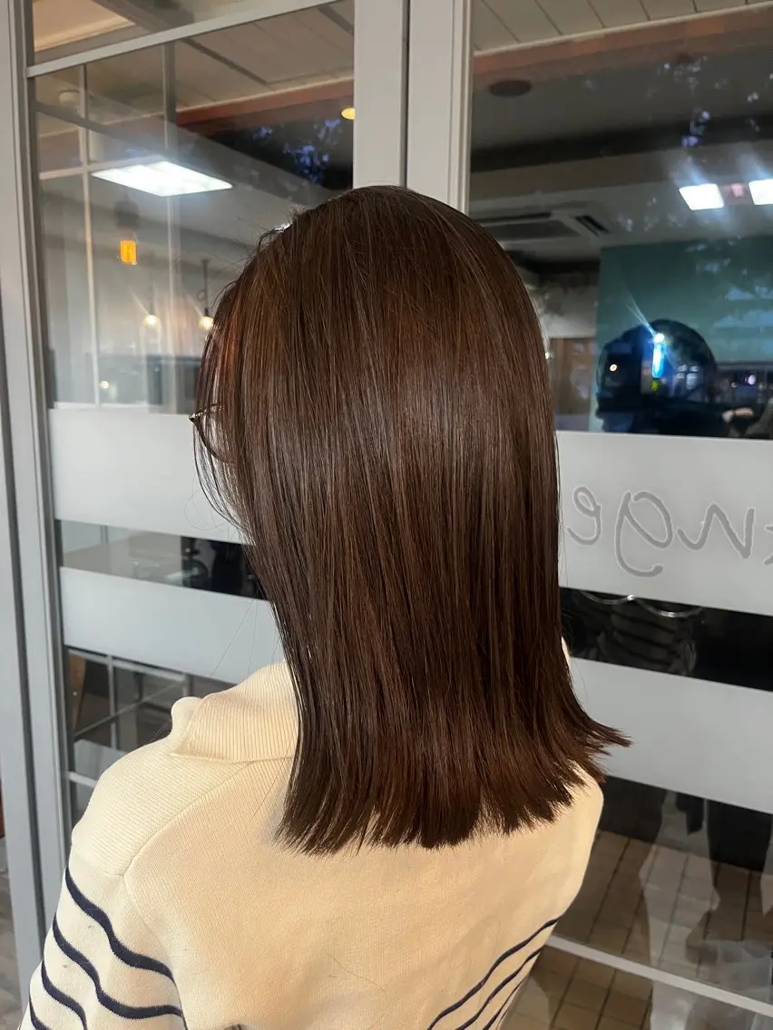 《スタンダードメニュー》女性らしさが続く☆カット+カラー¥8,800の写真