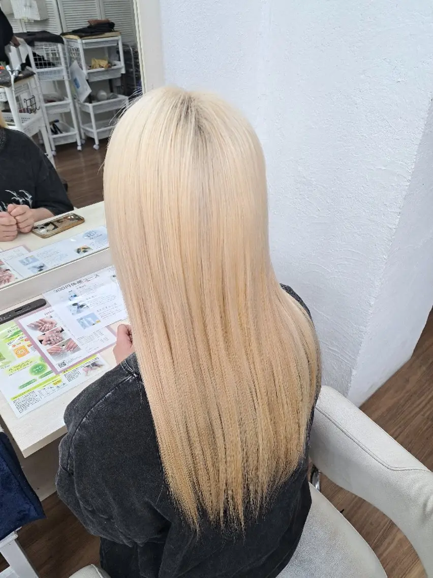 ロング カラー エクステ トリートメント トリートメント GLOSS心斎橋🌹 はるなのヘアスタイル