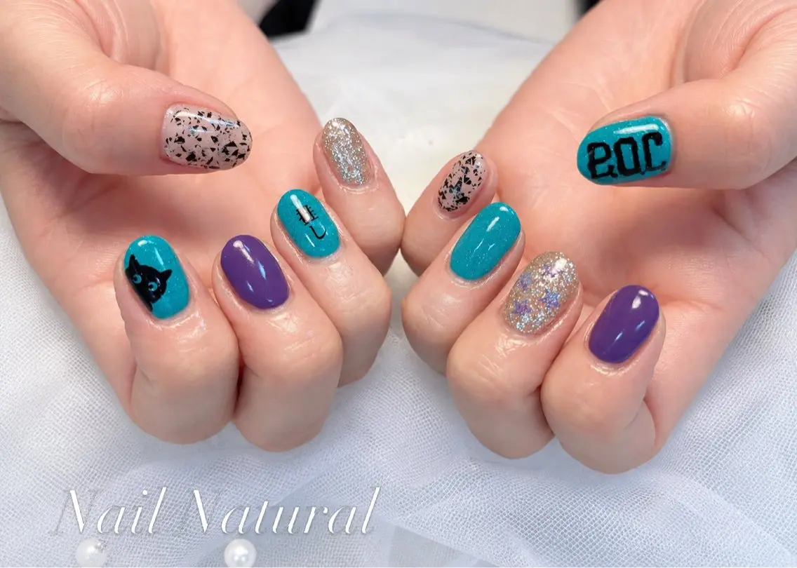 ネイル 持ち込み ハンドネイル Nail salon Natulalのネイルデザイン