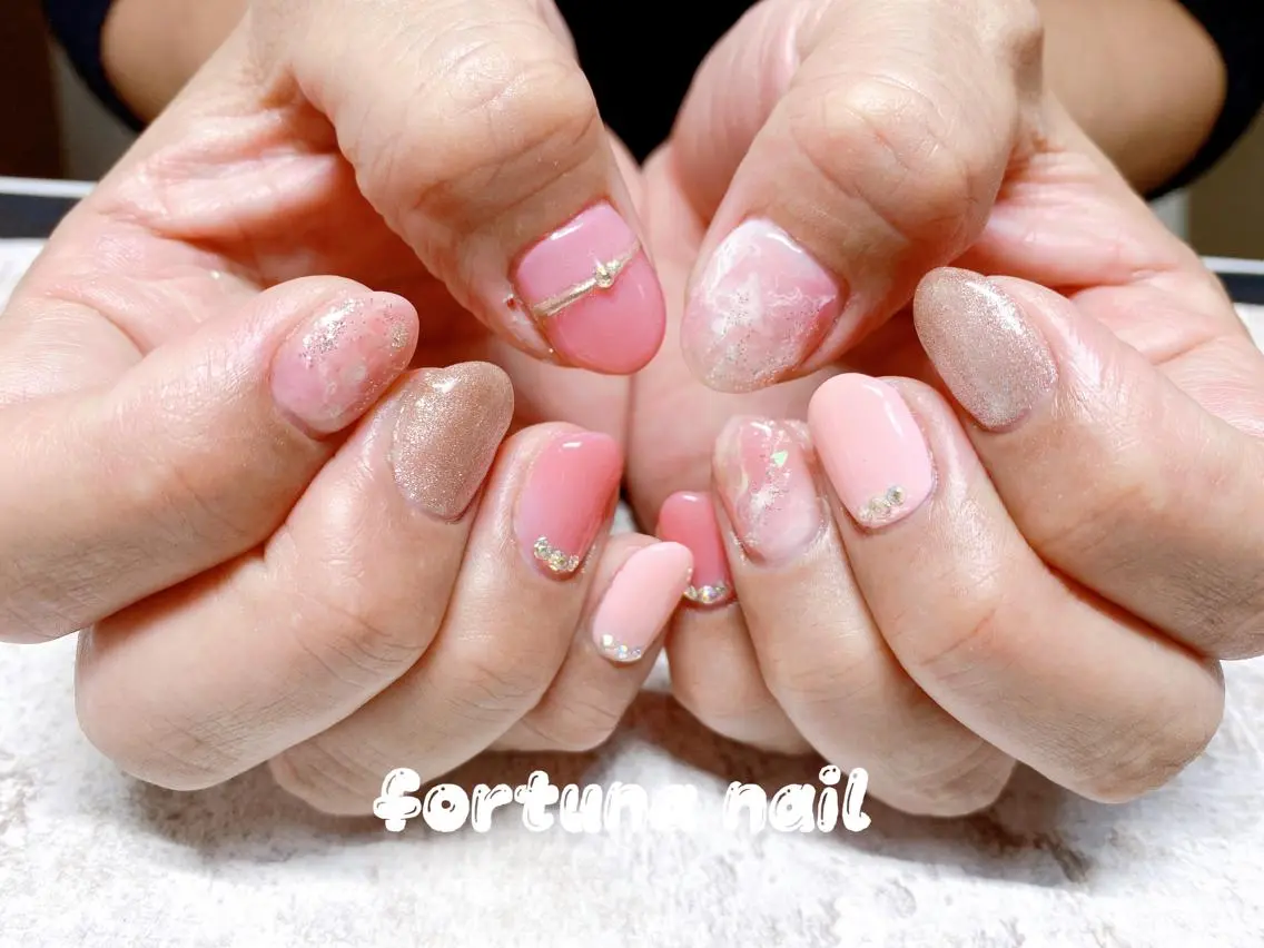 ネイル Nail •Head スパFortunaのネイルデザイン