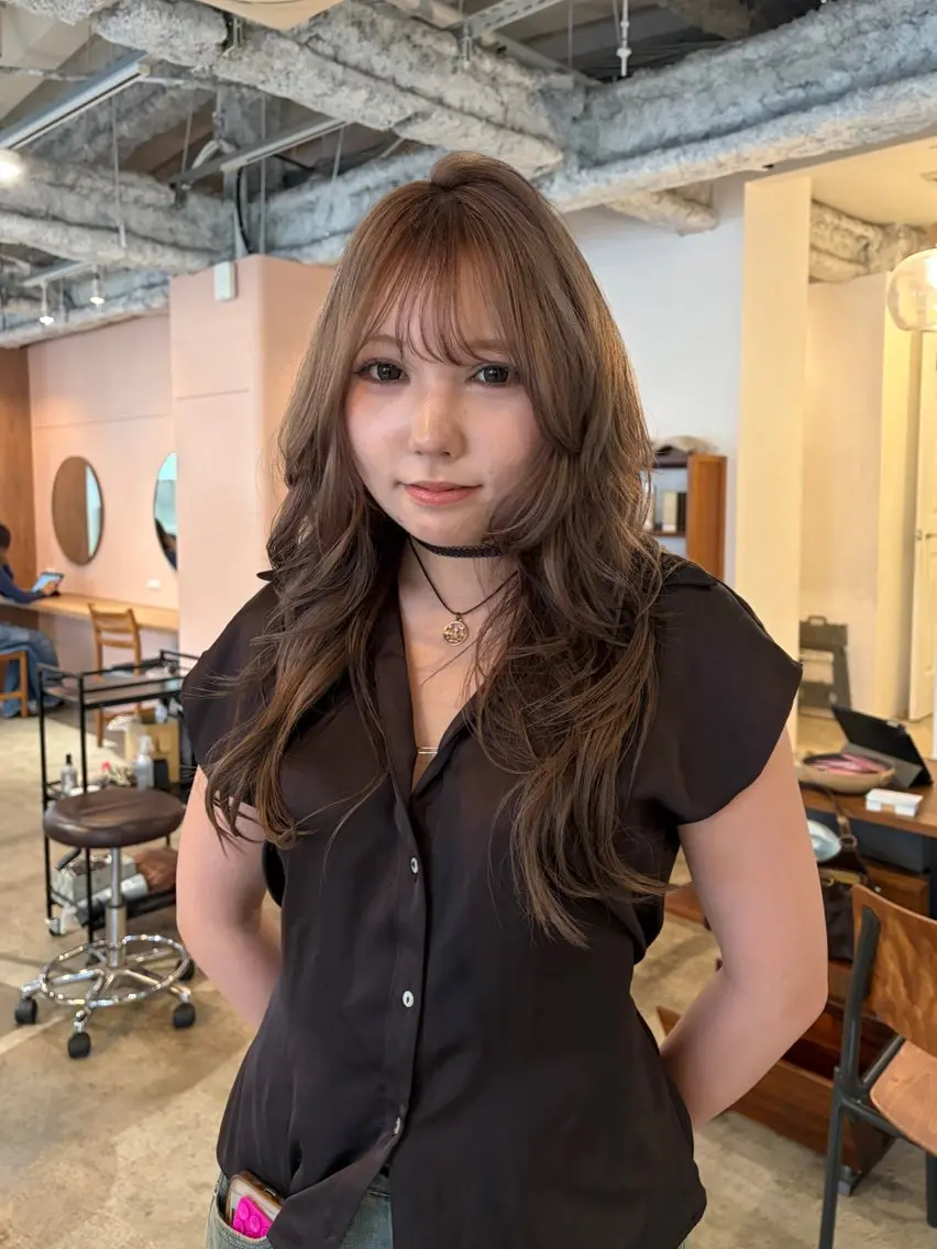 ロング カラー coco 🧬のヘアスタイル
