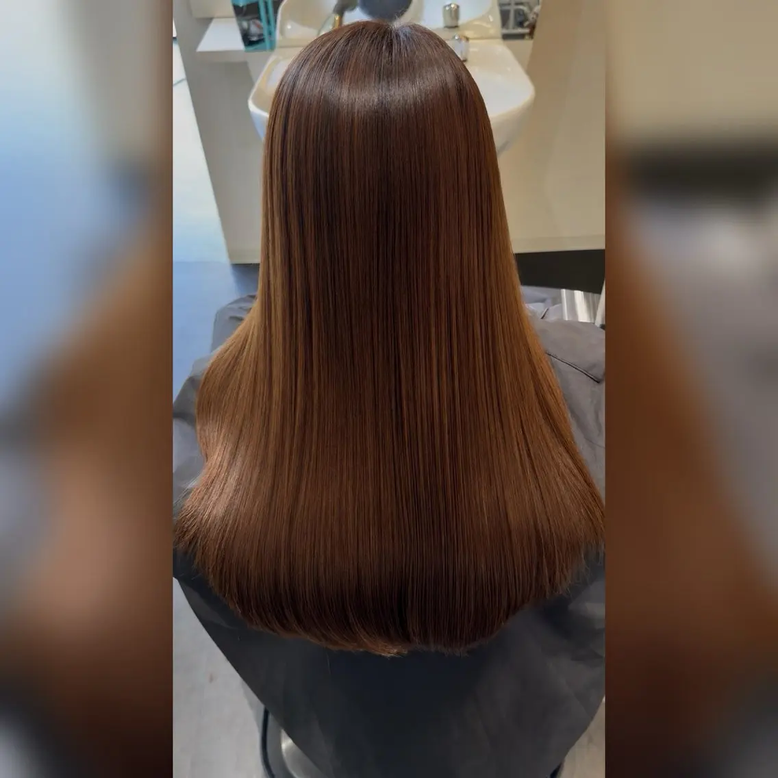 ロング 髪質改善 縮毛矯正 トリートメント カット ヘアカラー 縮毛矯正 トリートメント 美髪縮毛矯正専門 ✨be:up✨のヘアスタイル