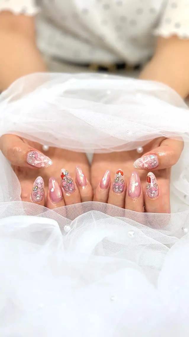 ネイル 持ち込み ハンドネイル hitomi 🎀所沢ネイルサロンのネイルデザイン