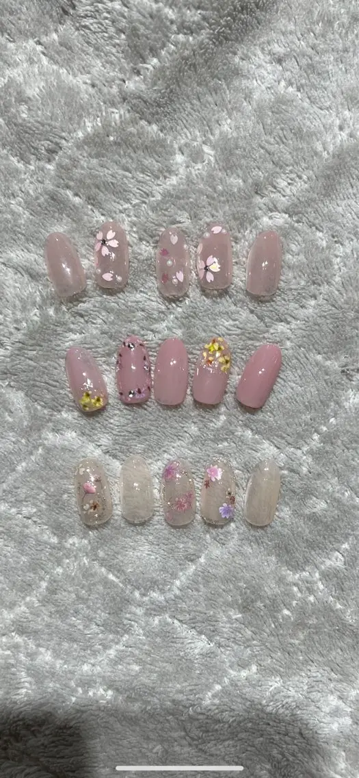 ネイル 桜ネイル ミユ Miyuのネイルデザイン