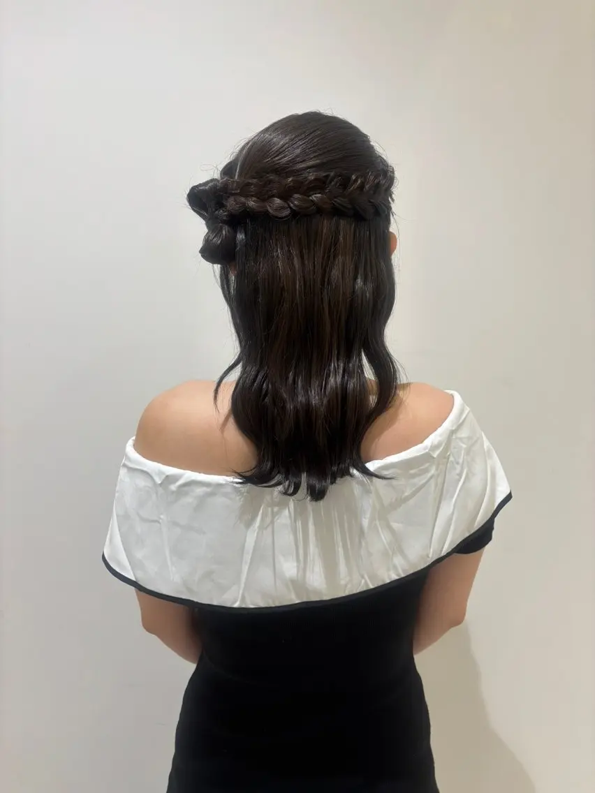 セミロング ヘアセット 🧸ダブルカラー/ベ ージュ🍪さりなのヘアスタイル