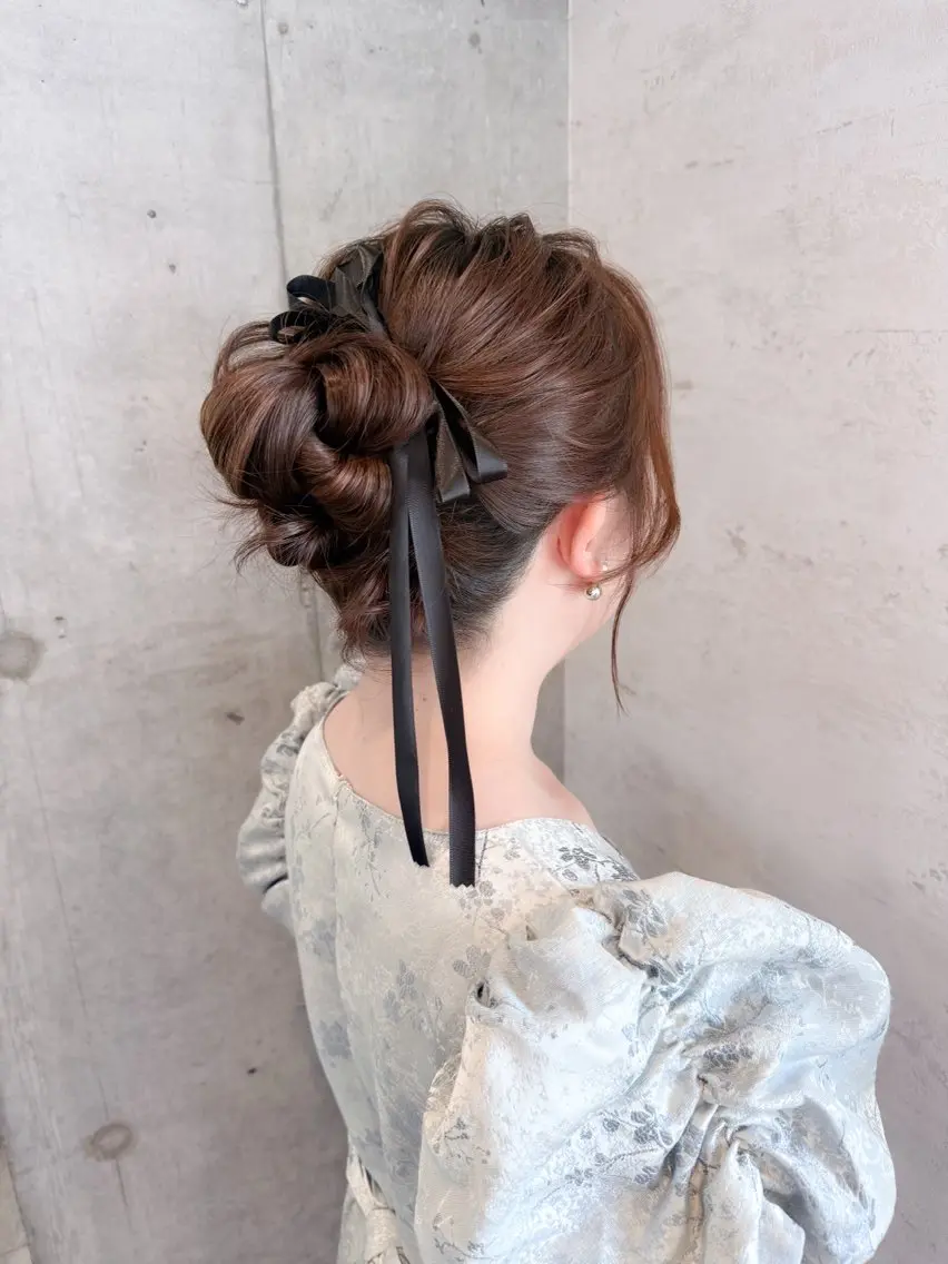 ヘアアレンジ ヘアセット 🎀ヘアセット/艶髪 /はやしほのか🎀のヘアスタイル
