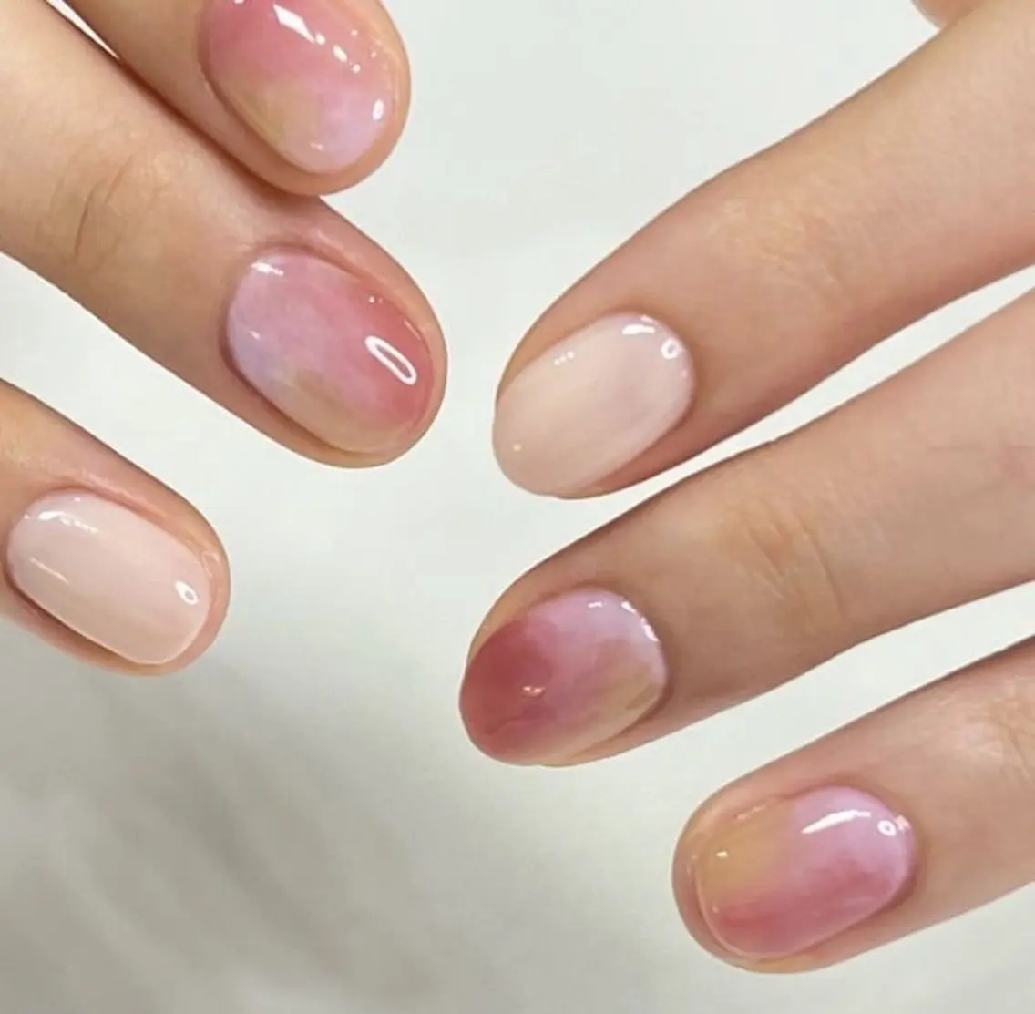 ネイル ハンドネイル ハイトーン/レイヤー nail 百咲💌のヘアスタイル