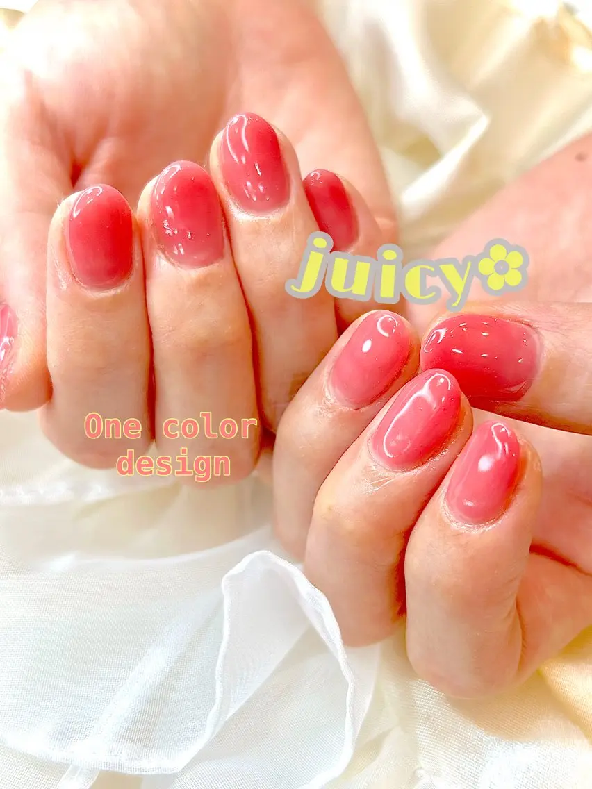 ネイル ワンカラーネイル ELLE nailのネイルデザイン