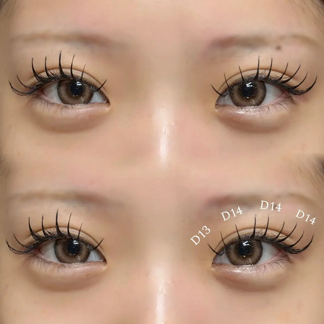 マツエク・マツパ Dカール パリジェンヌラッシュリフト マツエク 𝐘𝐮𝐢🩶梅田 束感まつエク♡まつパのマツエク・マツパデザイン