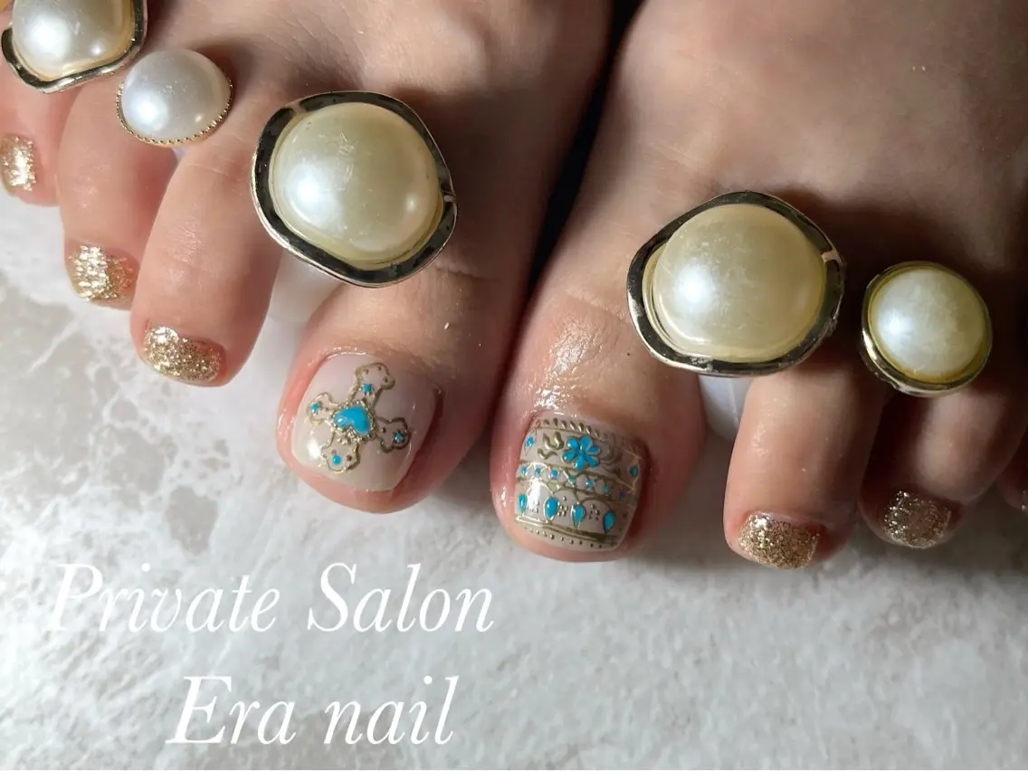 ネイル フットネイル フットネイル Era nailのネイルデザイン