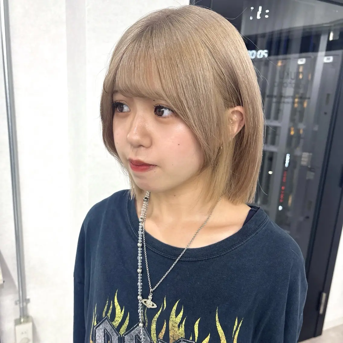 カラー ヘアカラー トリートメント うる艶/ハイトーン 🎀hina🎀のヘアスタイル