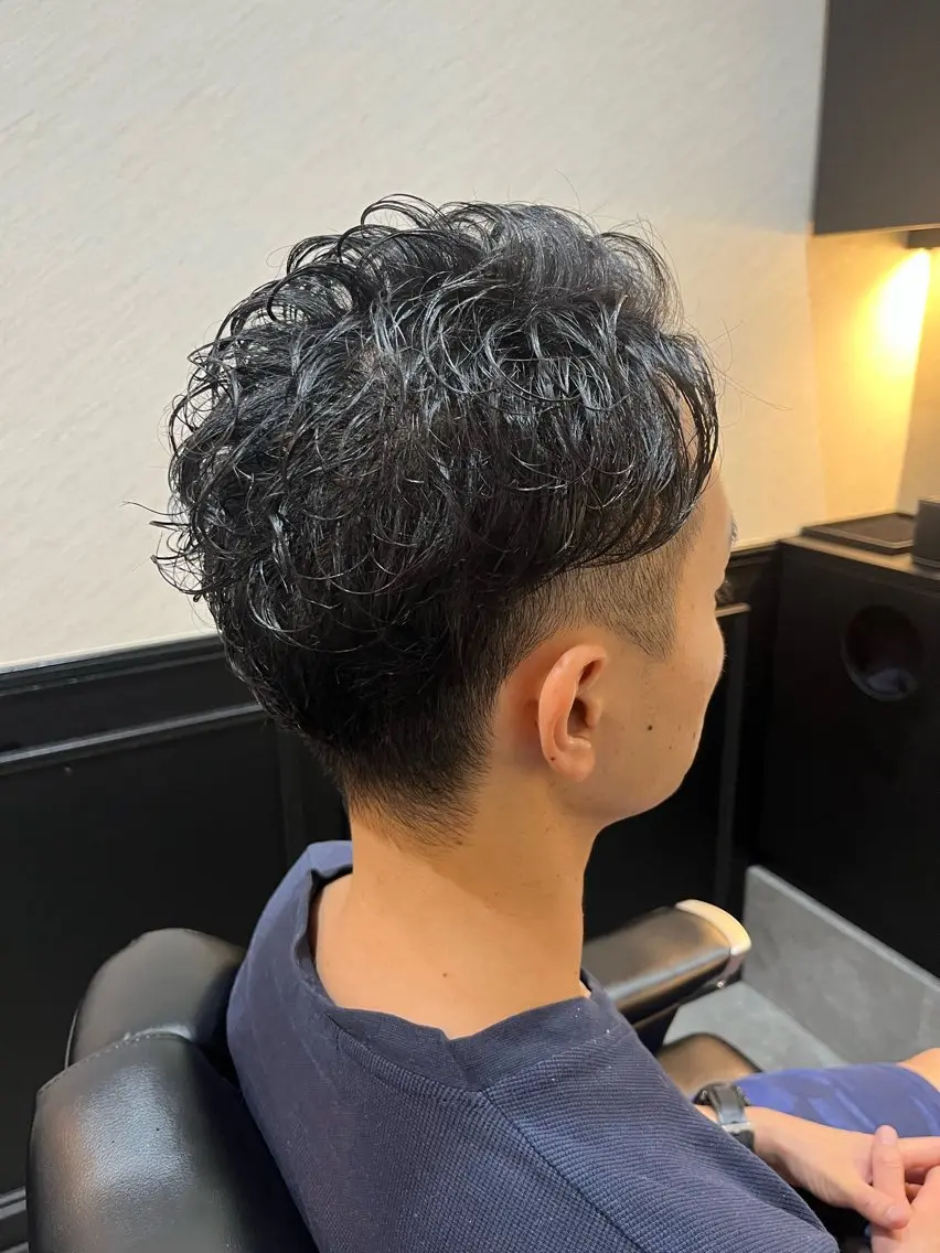 ショート パーマ メンズ littlenene /たちばなのヘアスタイル