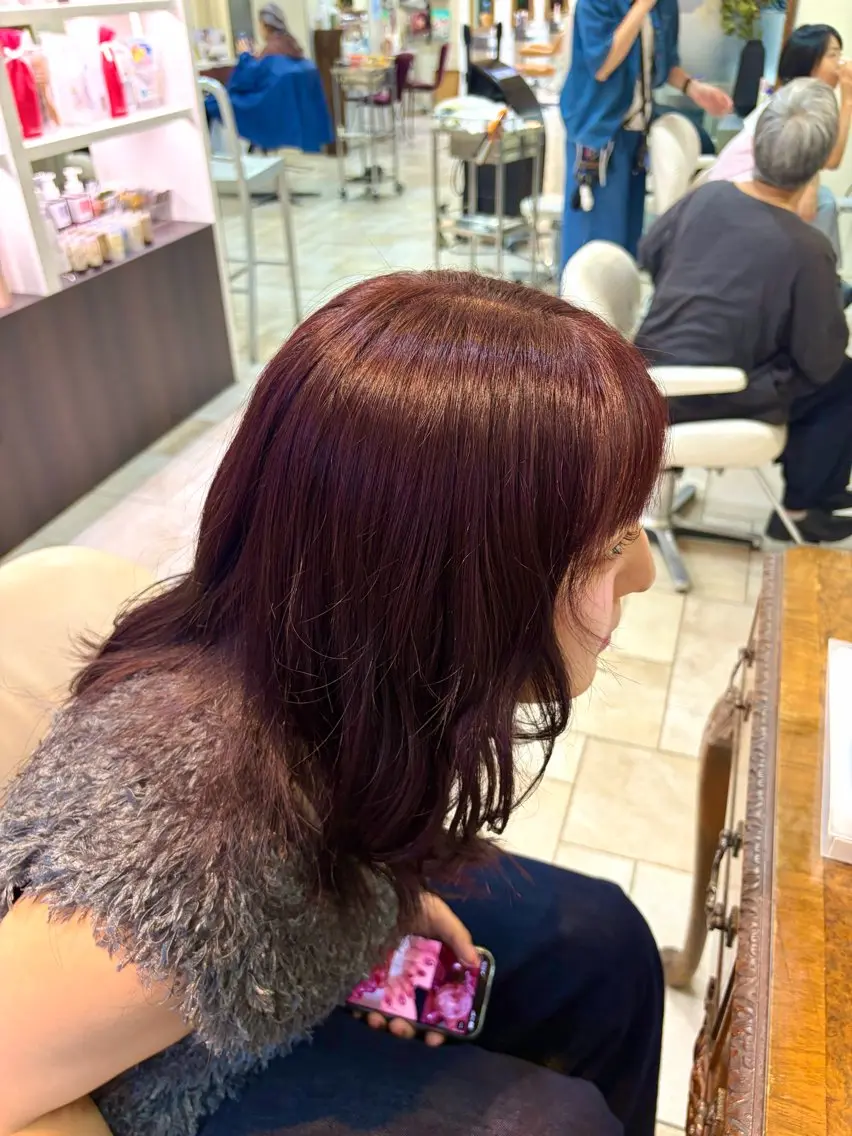 ミディアム 🎀保崎 莉子🩰のヘアスタイル