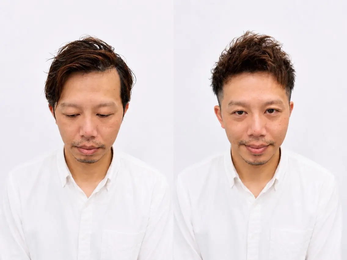 【薄毛に悩む男性専門】カット+パーマ(シャンプーブロー込)しっかりカウンセリングさせて頂きます!の写真