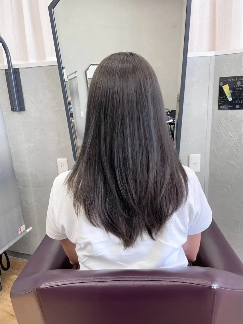 ブリーチなしダブルカラーの写真