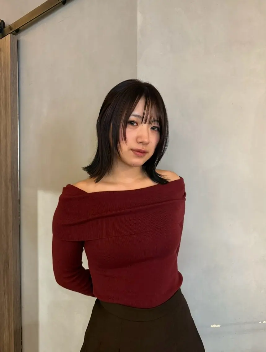 ミディアム カラー カット ヘアカラー 梅田🎀アイ&ヘア| カカエアイナのマツエク・マツパデザイン