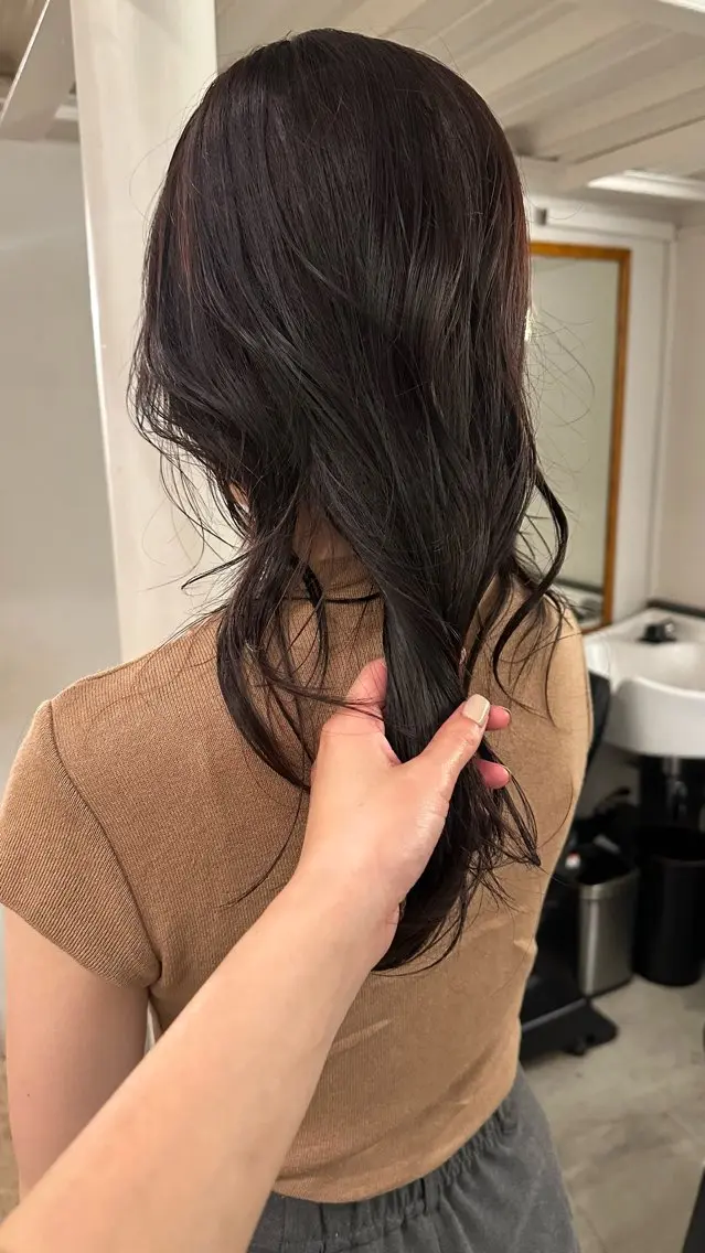ロング ヘアカラー トリートメント ショートカットパー マ🫧kotoneのヘアスタイル