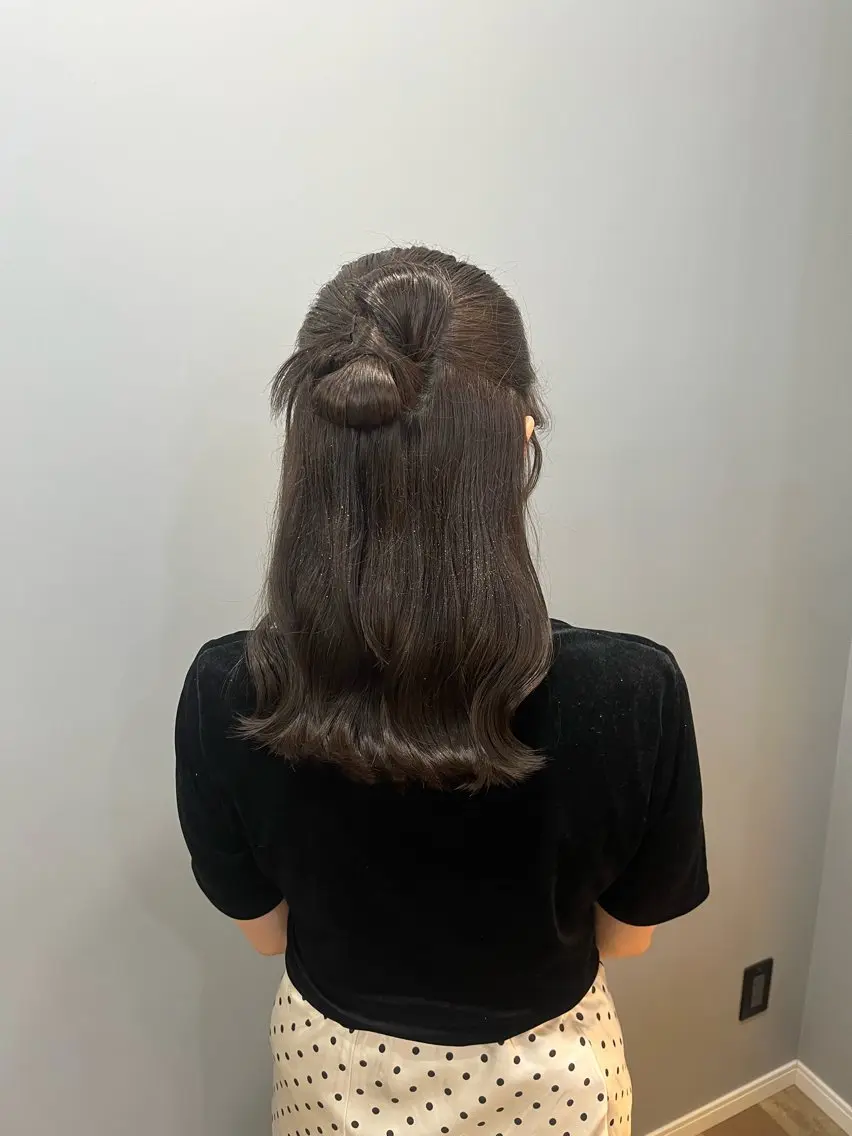 セミロング ヘアアレンジ ヘアセット みゆう 🎀のその他イメージ