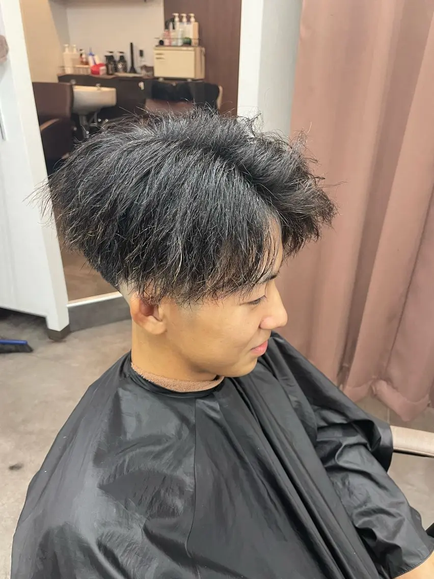 パーマ メンズ 登 愛のヘアスタイル