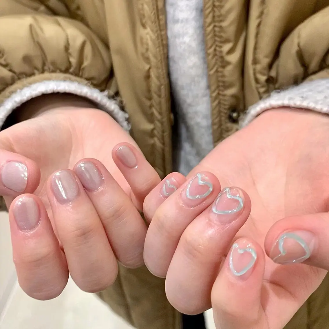 ネイル ハンドネイル tsuki nail /三茶/韓国ネイルのネイルデザイン