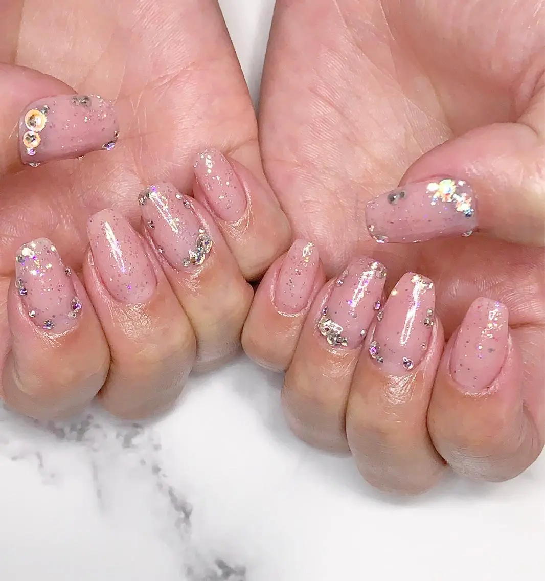 セミロング ネイル ハンドネイル R nailのネイルデザイン