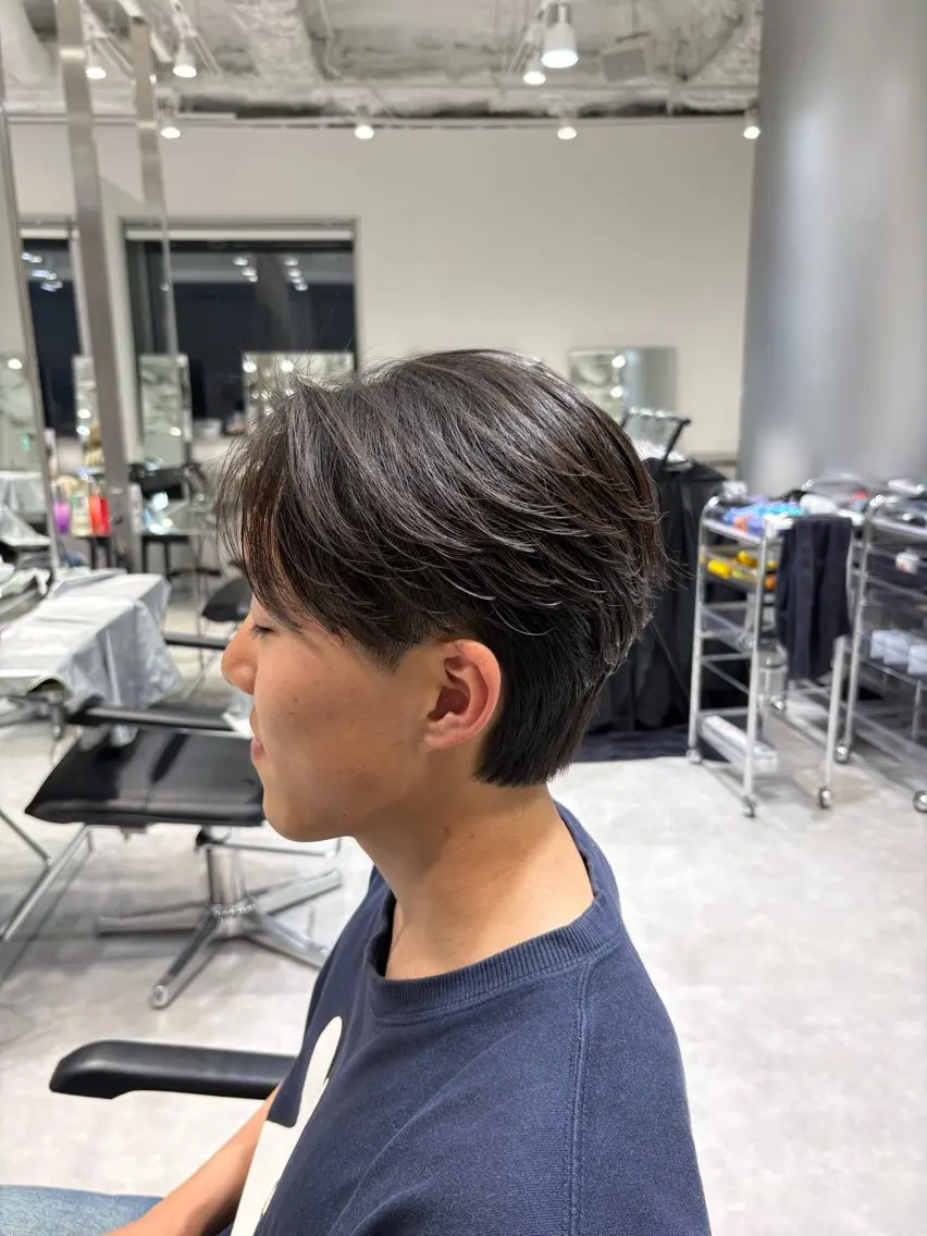 パーマ メンズ カット パーマ fifth 桐山 蒼史のヘアスタイル