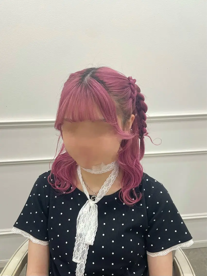 ミディアム 中村 心のヘアスタイル