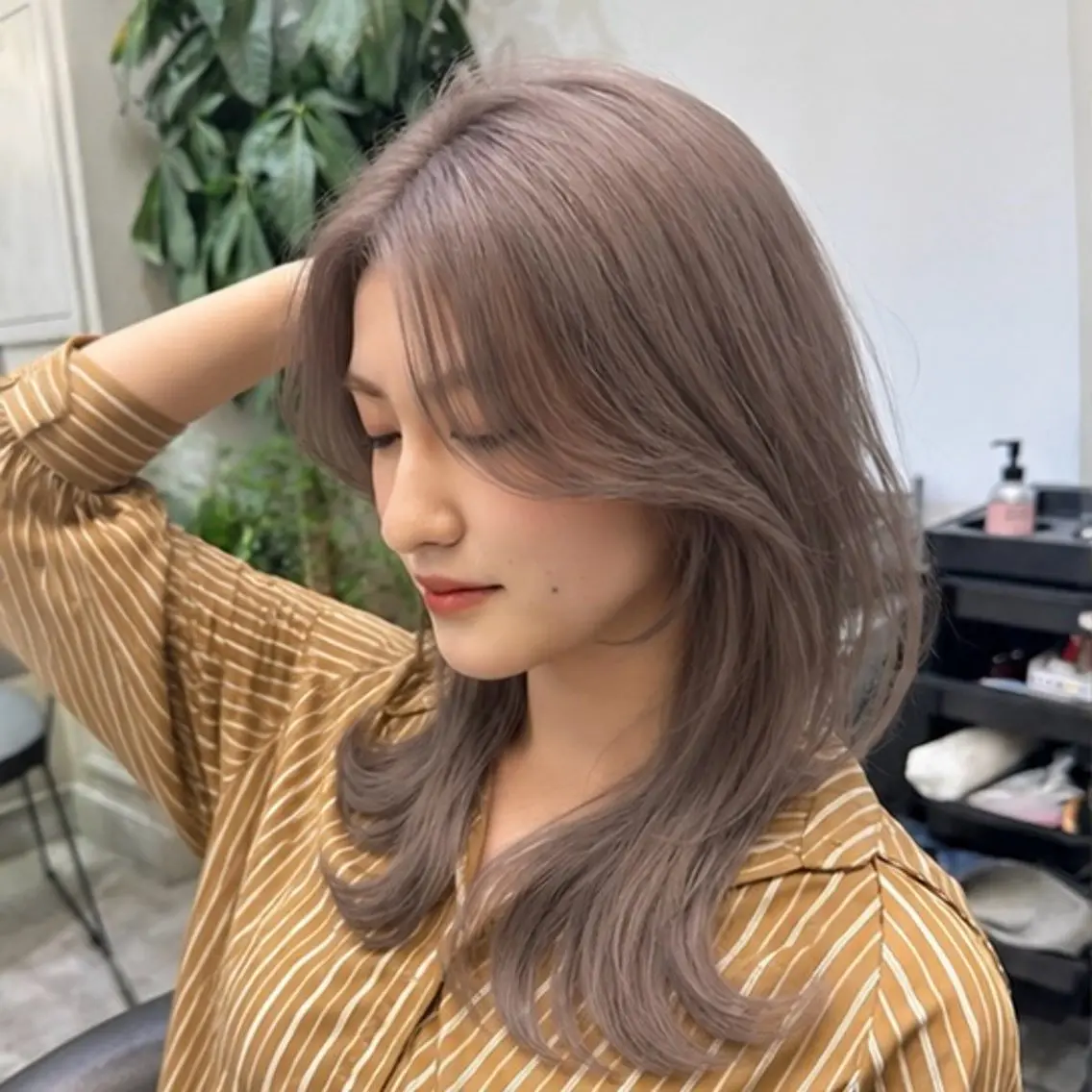 ミディアム カラー カット トリートメント ❣️韓国/レイヤー/ 透明感カラー/まさのヘアスタイル