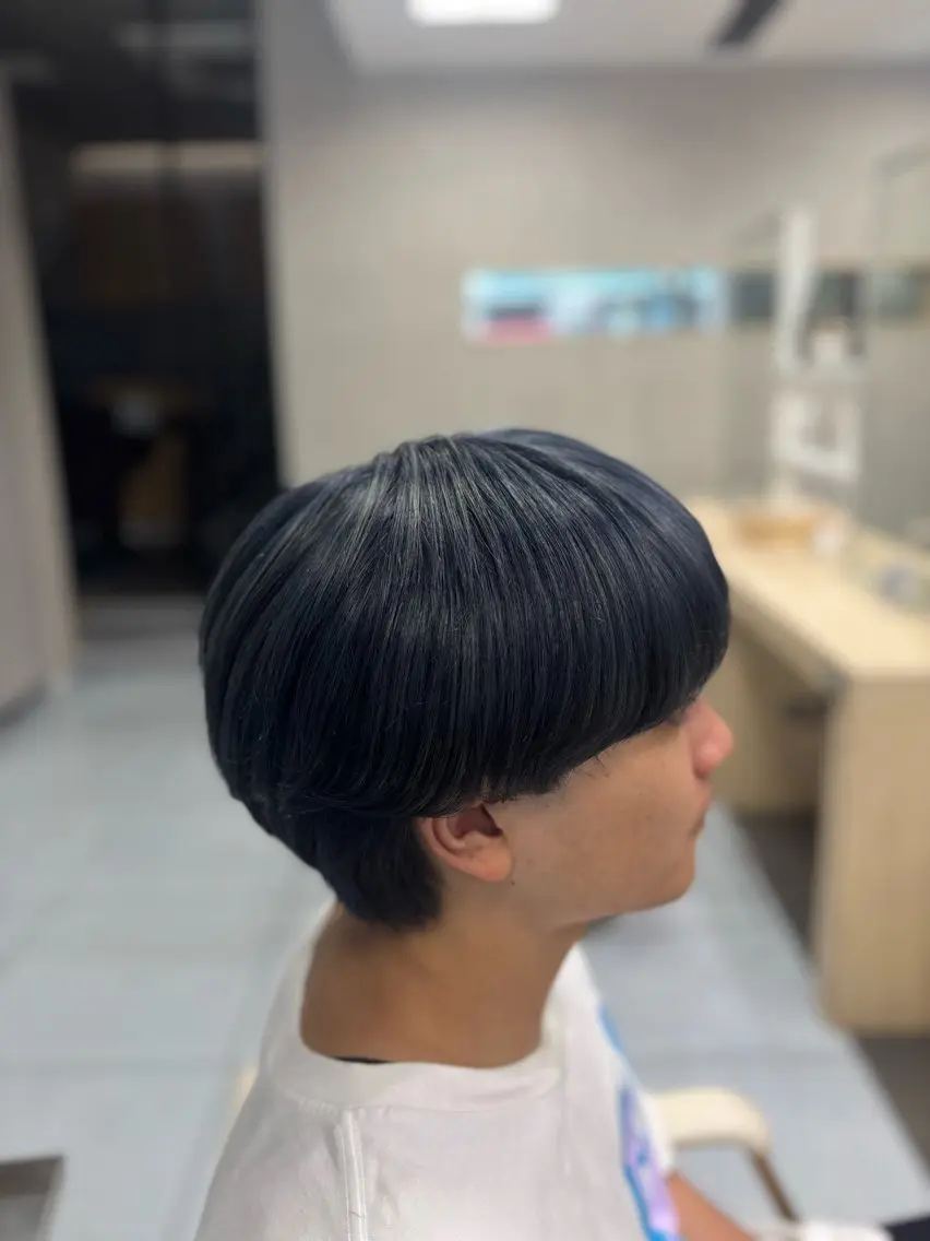 ショート カラー メンズ ヘアカラー メンズ特化韓国風 パーマスタイル/りんのヘアスタイル
