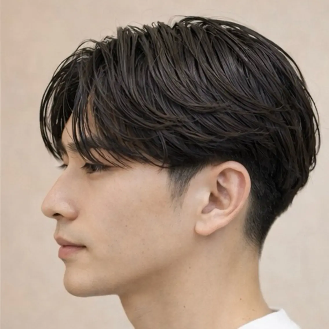 パーマ メンズ カット パーマ メンズ清潔感のプロ 💈メンズパーマ藤田のヘアスタイル