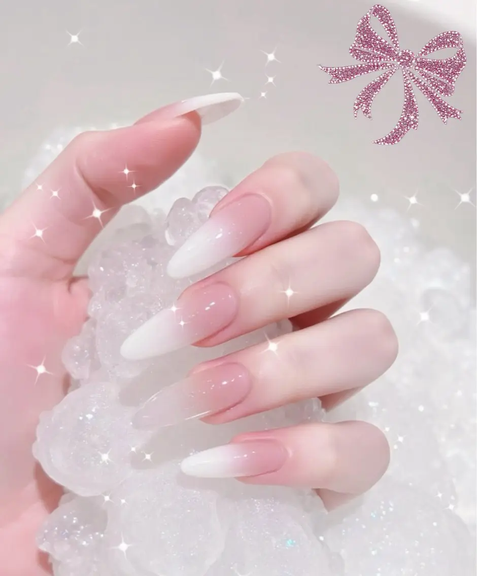 「ジェルオフ無料」💗💘フレンチネイルor 人気ベイビーブーマーネイル ¥ 6000の写真