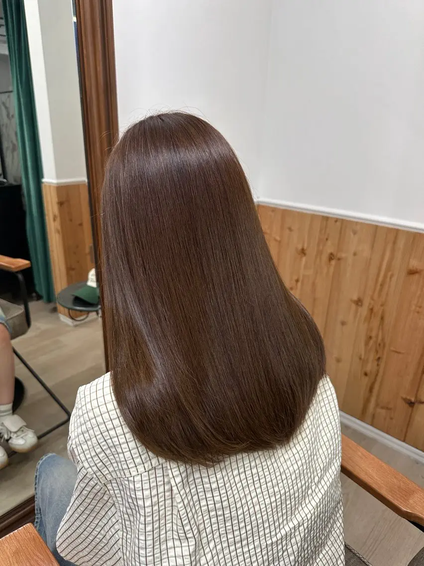 カラー ブラウンカラー misa 🌟のヘアスタイル