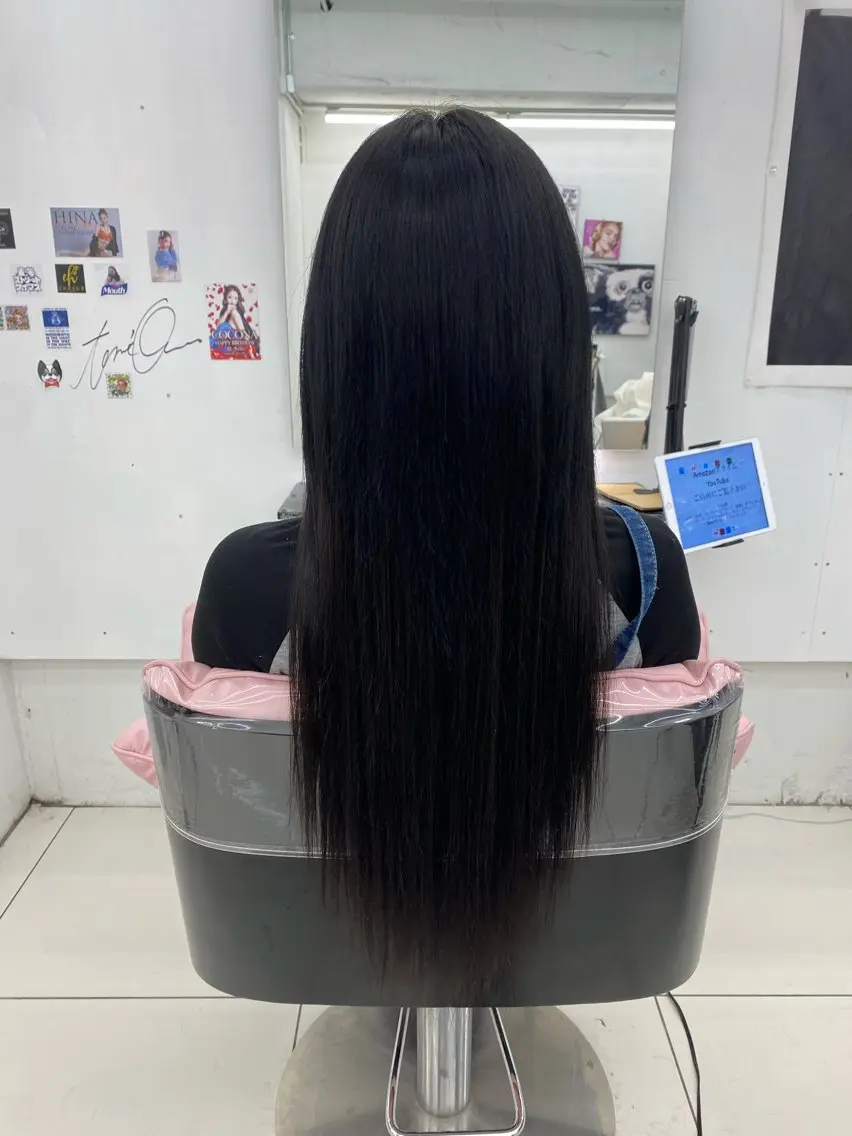 ロング エクステ 中村 海星のヘアスタイル