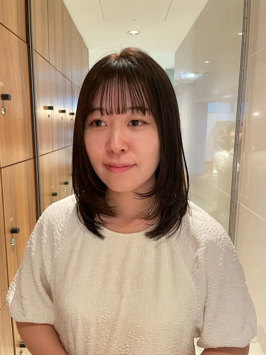 ロング パーマ カット ヘアカラー 縮毛矯正 レイヤー/縮毛矯正 🪄chihiroのヘアスタイル