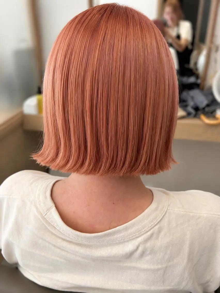 ショート ショートヘア 縮毛矯正 久木原 ゆりのヘアスタイル