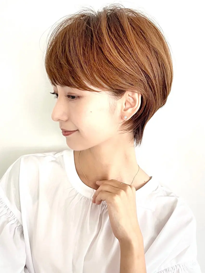 ショート 💐ショート/レイヤ ー💐荒砂のヘアスタイル