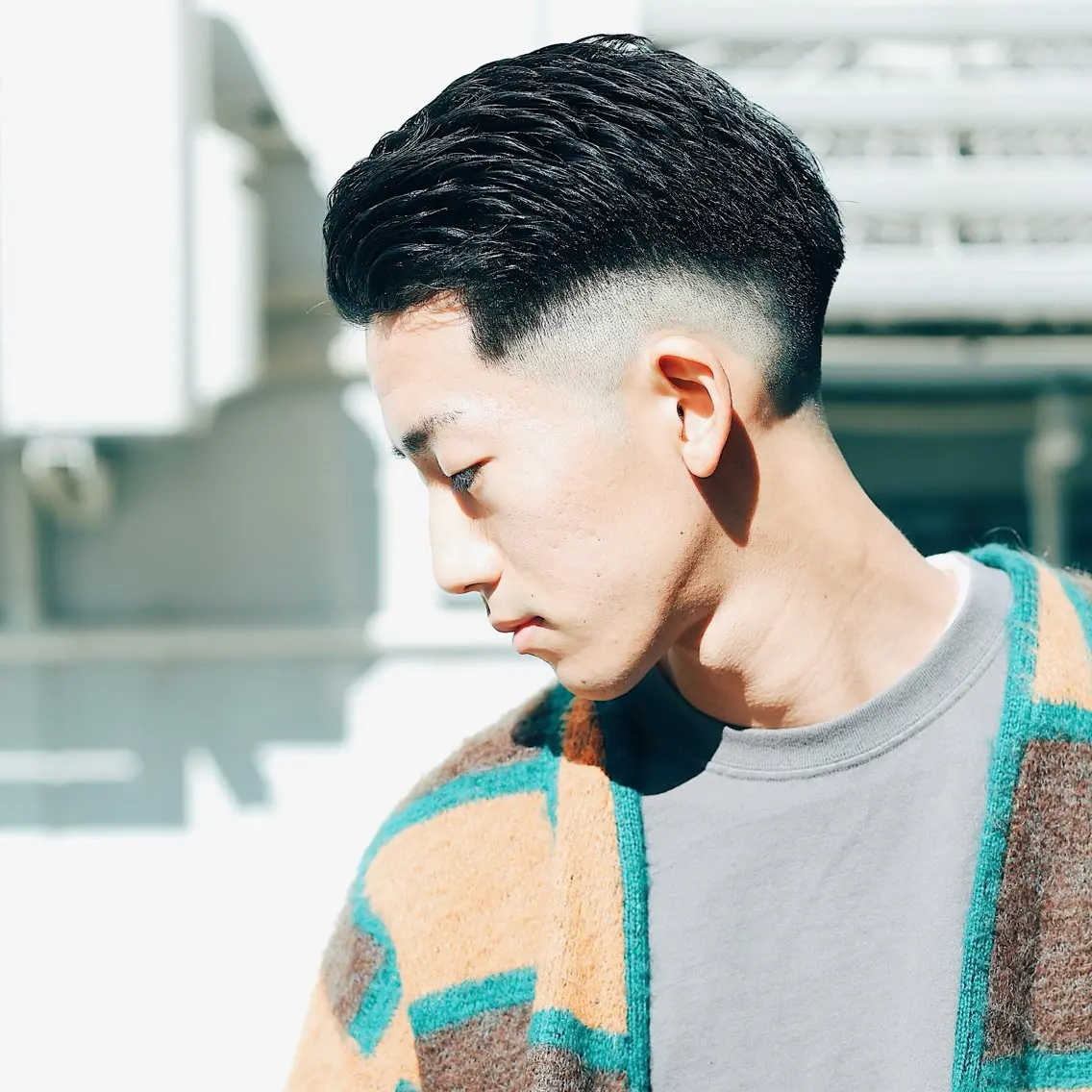 パーマ メンズ フェードカット スキンフェード 🫧髪質改善特化/ 縮毛矯正/🫧鈴木透のヘアスタイル
