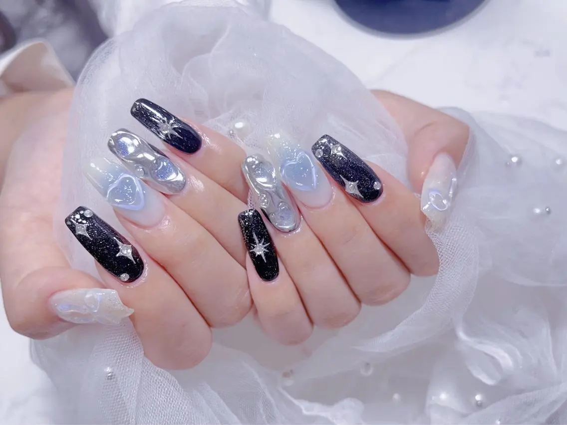 ネイル ハンドネイル 🎀ネイルサロン エクラYUI🎀のネイルデザイン