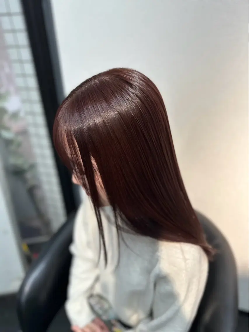 ロング ヘアカラー 北村 理奈のヘアスタイル