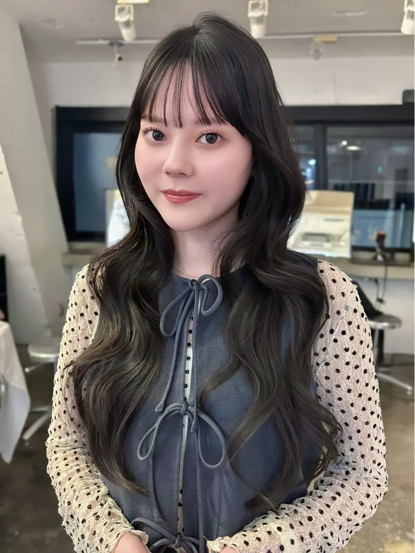 ロング そ にのヘアスタイル