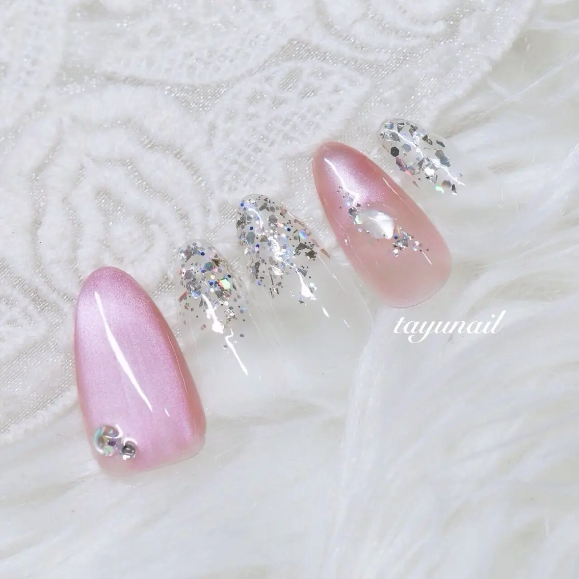ネイル アートネイル フットネイル ジェルネイル パラジェル ハンドネイル ネイルサロン 【たゆnail】のネイルデザイン