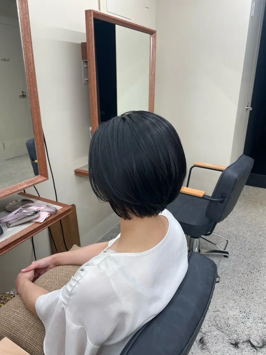 ショート ボブレイヤー ショートレイヤー ボブ レイヤーカット ショートヘア ayano 🌱のヘアスタイル