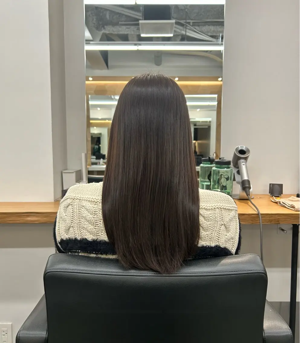セミロング カラー 透明感カラー トリートメント ヘアカラー トリートメント 森珀斗/表参道 /ショート/ボブのヘアスタイル