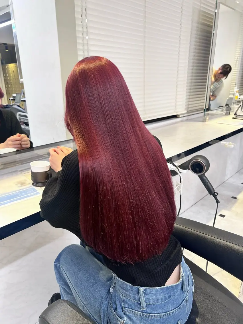 ミディアム カラー ヘアアレンジ カット ヘアカラー トリートメント ヘッドスパ ヘアセット 💕上野美容師☁ ブリーチ💖サワのヘアスタイル
