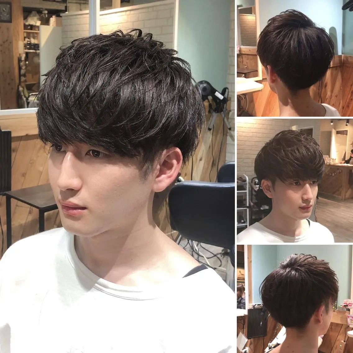ショート カラー メンズ 薮 恵一のヘアスタイル