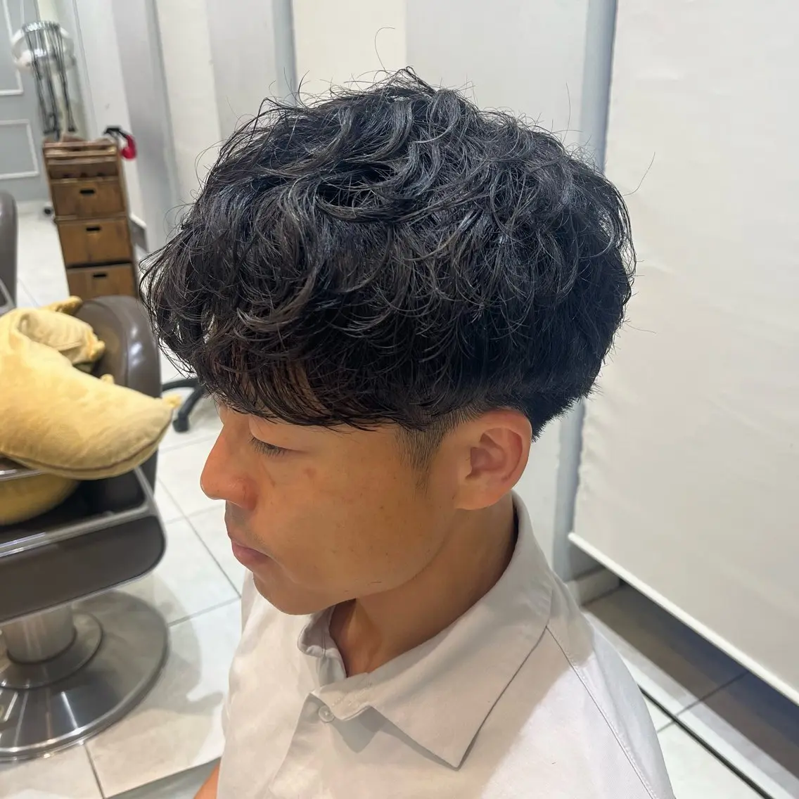 メンズ カット パーマ 川添 亜弥のヘアスタイル