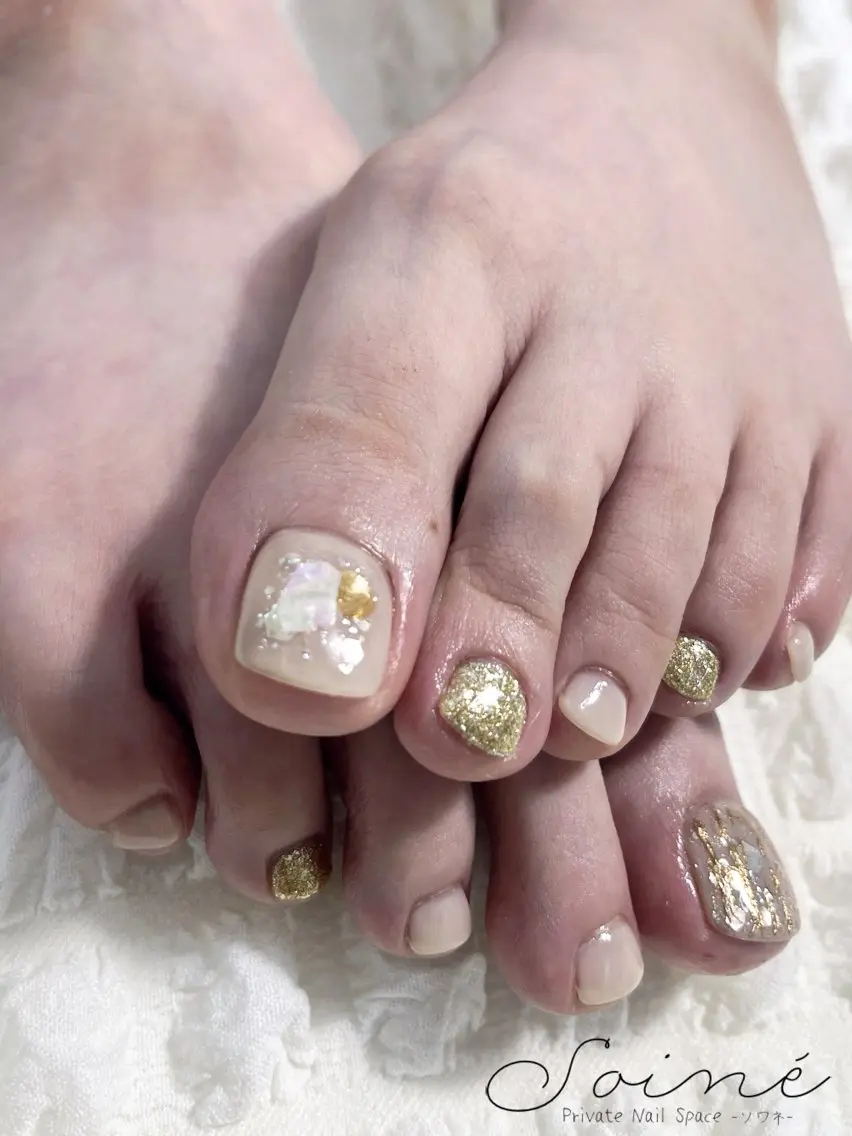 ネイル フットネイル Soiné ソワネのネイルデザイン