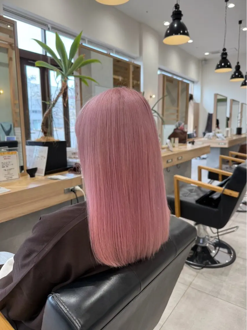 ロング カラー ヘアカラー トリートメント ハイトーン💛透明感 カラー/mikaのヘアスタイル