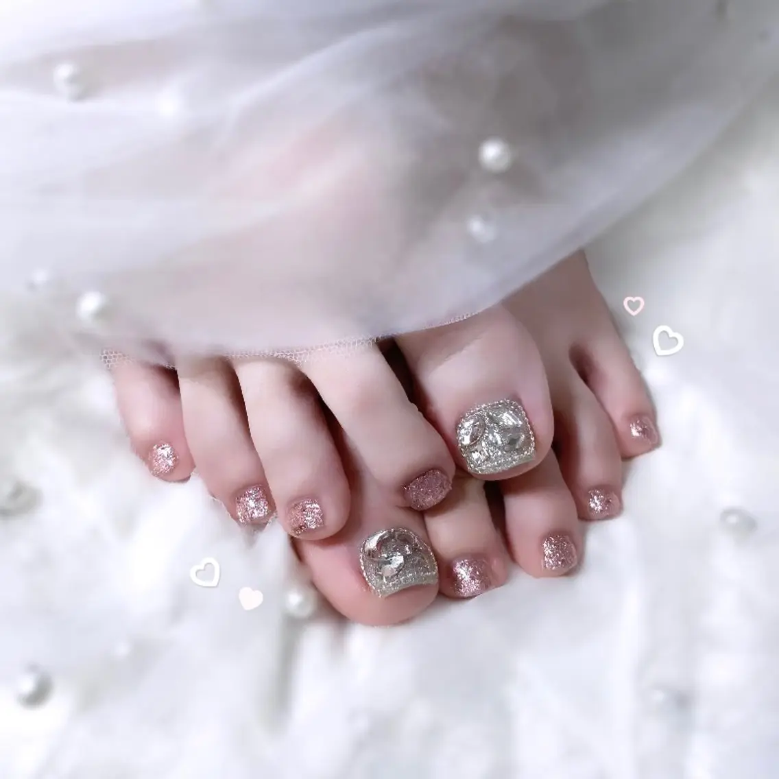 ネイル フットネイル 持ち込み フットネイル Hal nail Rioのネイルデザイン