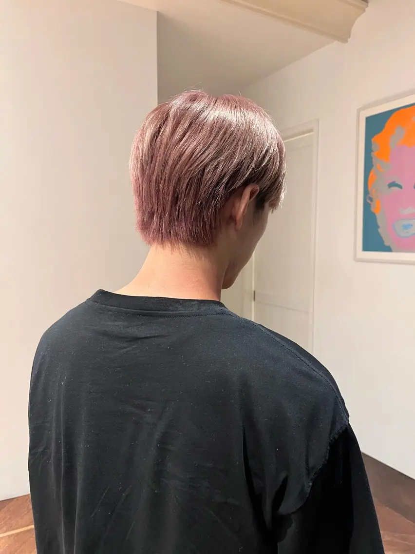 メンズブリーチカラー🩵(ブリーチ2回目+6000からできます!)の写真